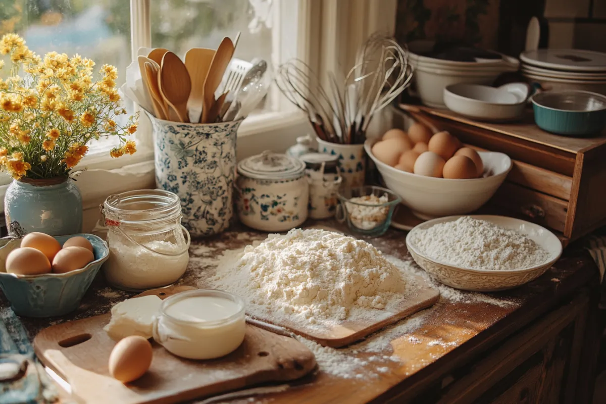 Birthday Cake ingredients