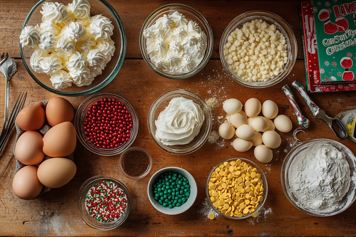 Christmas Tree Cakes Ingredients