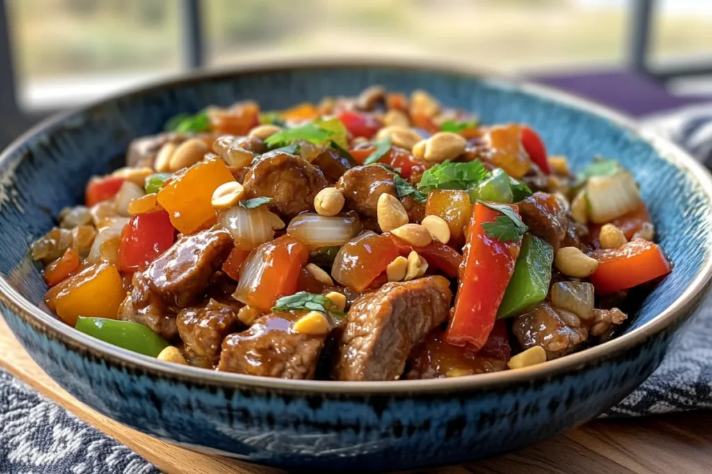 Kung pao beef