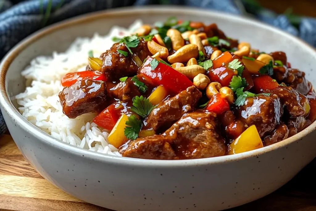 Kung pao beef