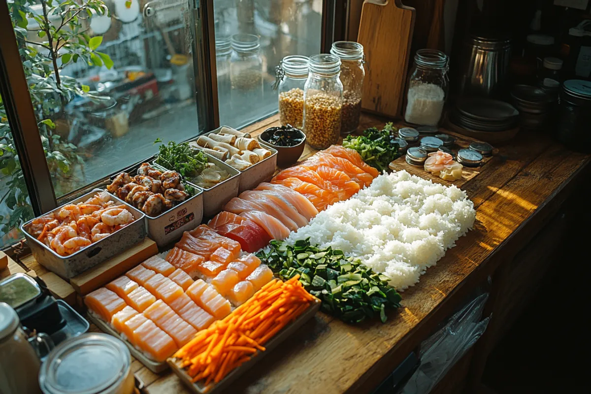 Chirashi Ingredients