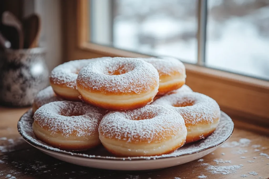 powdered donuts