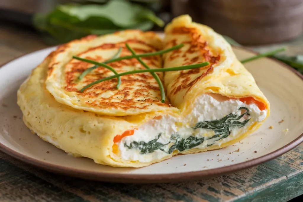 Cottage cheese omelette