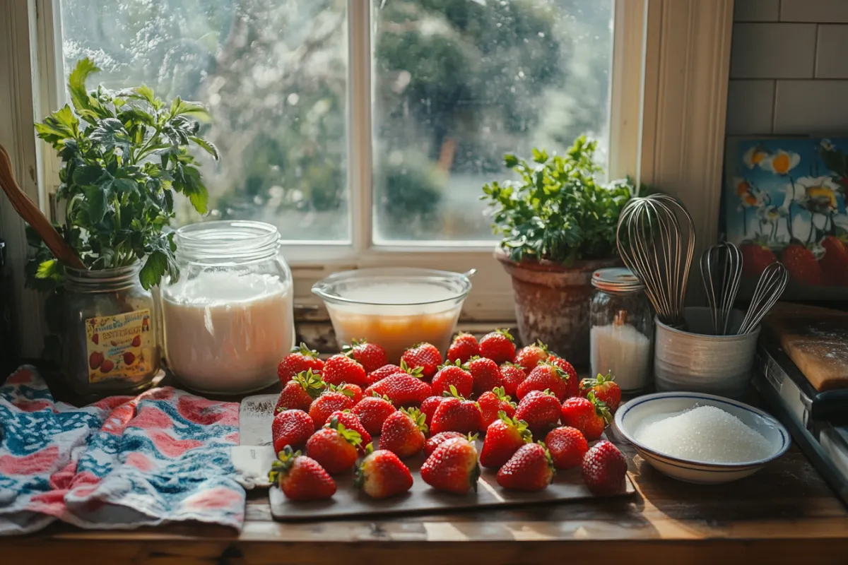 Strawberry Mousse Ingredients