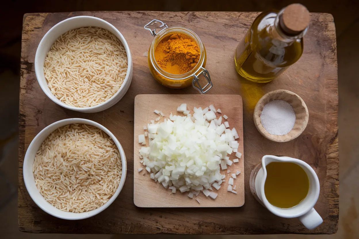 Mediterranean Rice Ingredients