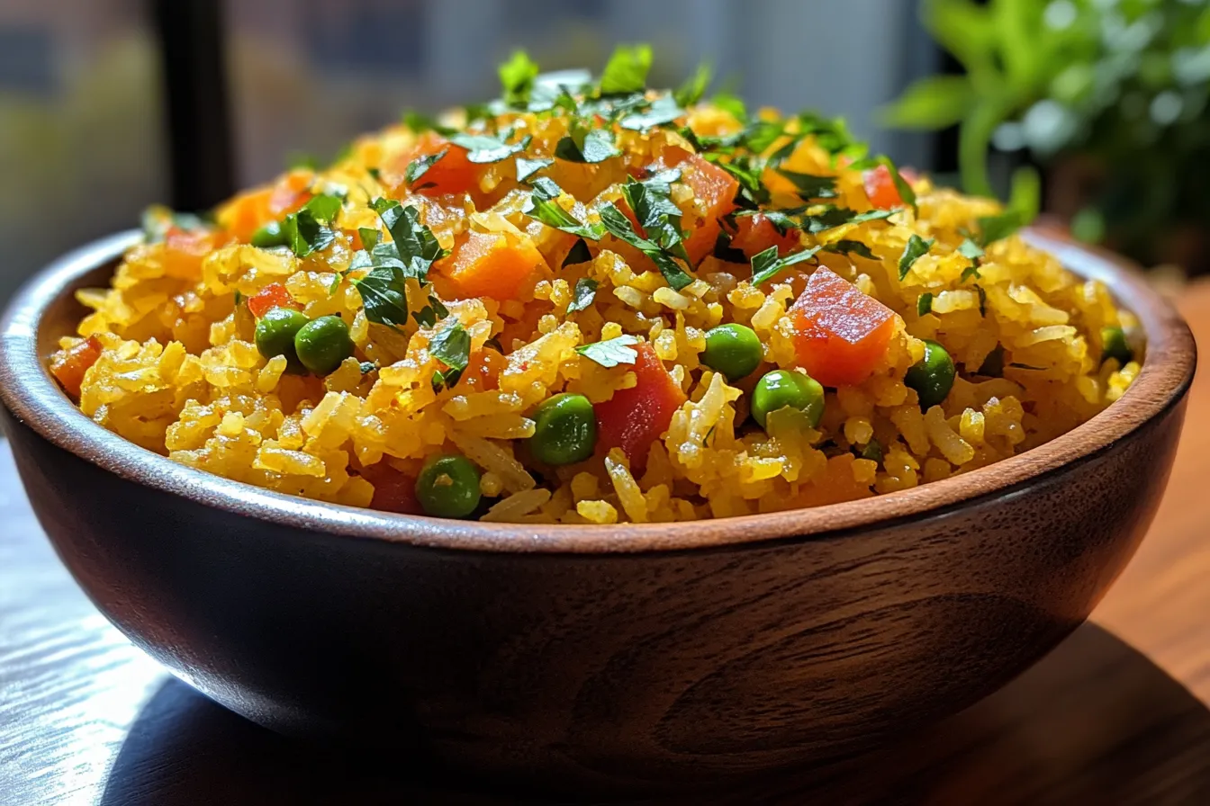 Mediterranean Yellow Rice